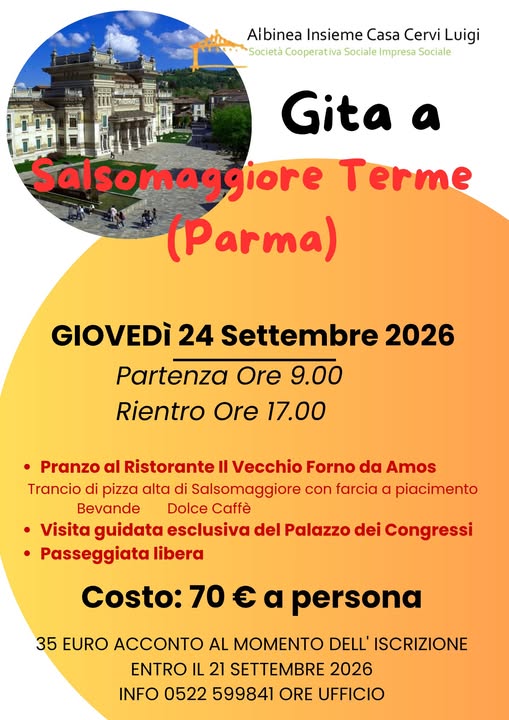 Gita a Salsomaggiore Terme (Parma)